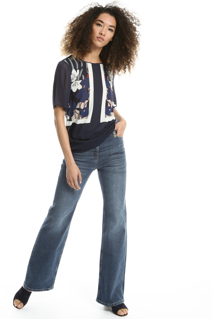 Double georgette top Intrend Double georgette top Intrend