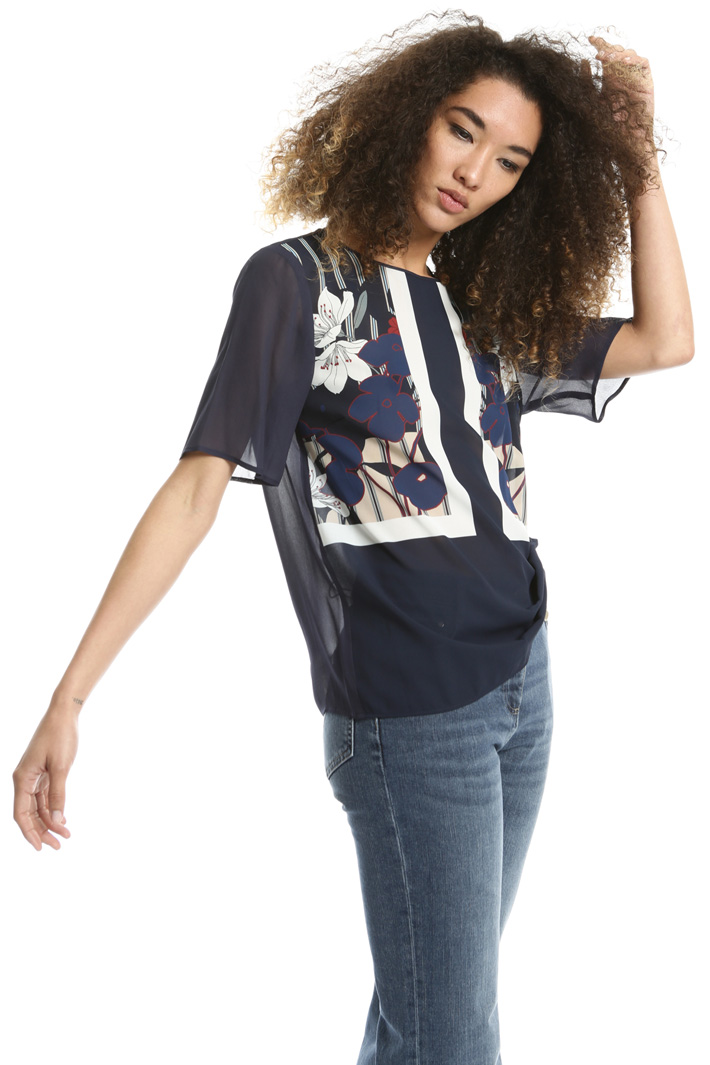 Double georgette top Intrend Double georgette top Intrend