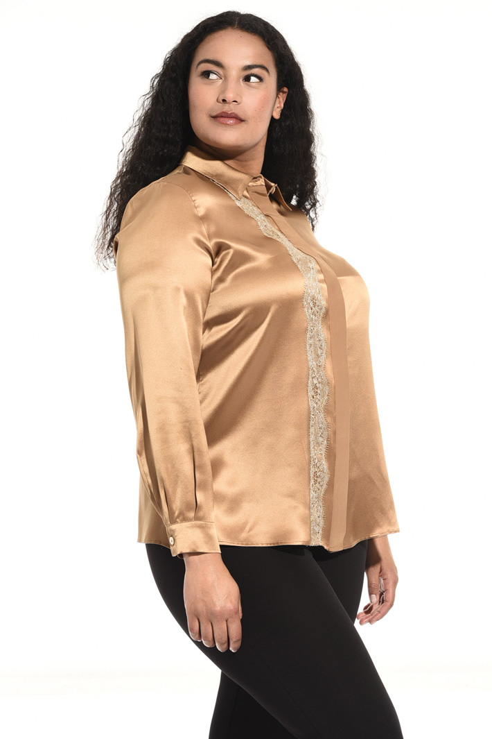 Silk satin shirt Intrend Silk satin shirt Intrend
