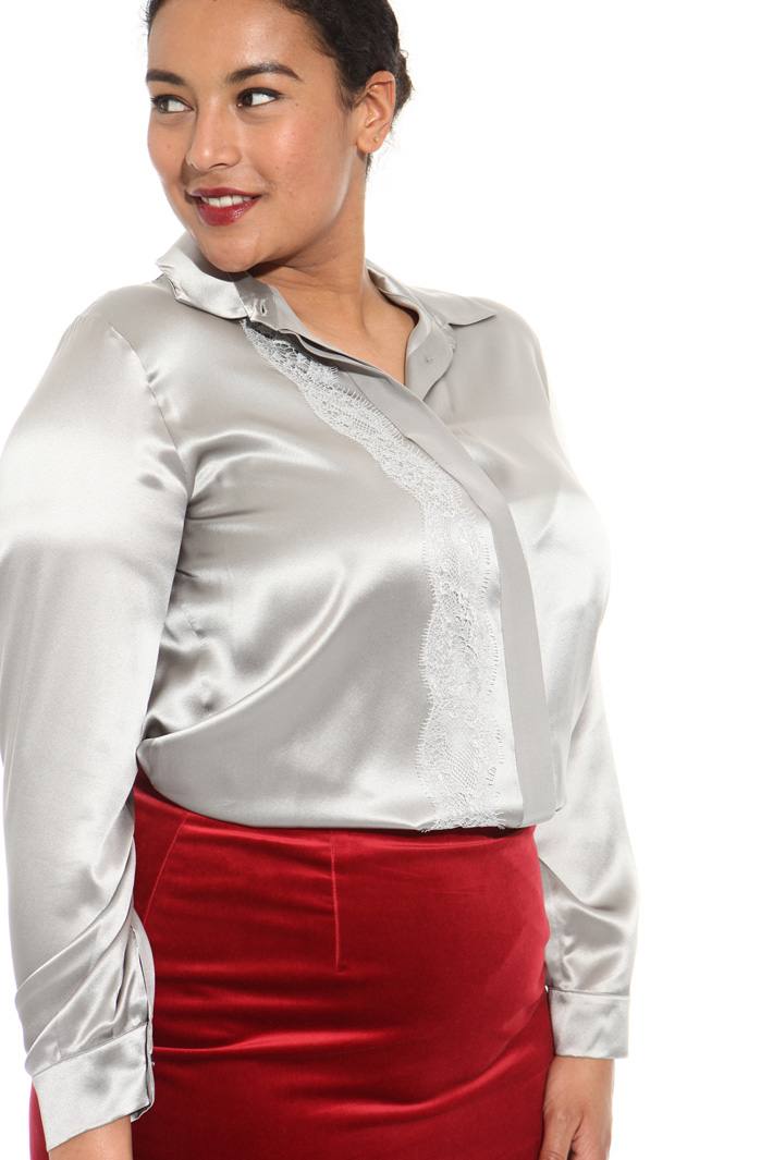 Silk satin shirt Intrend Silk satin shirt Intrend