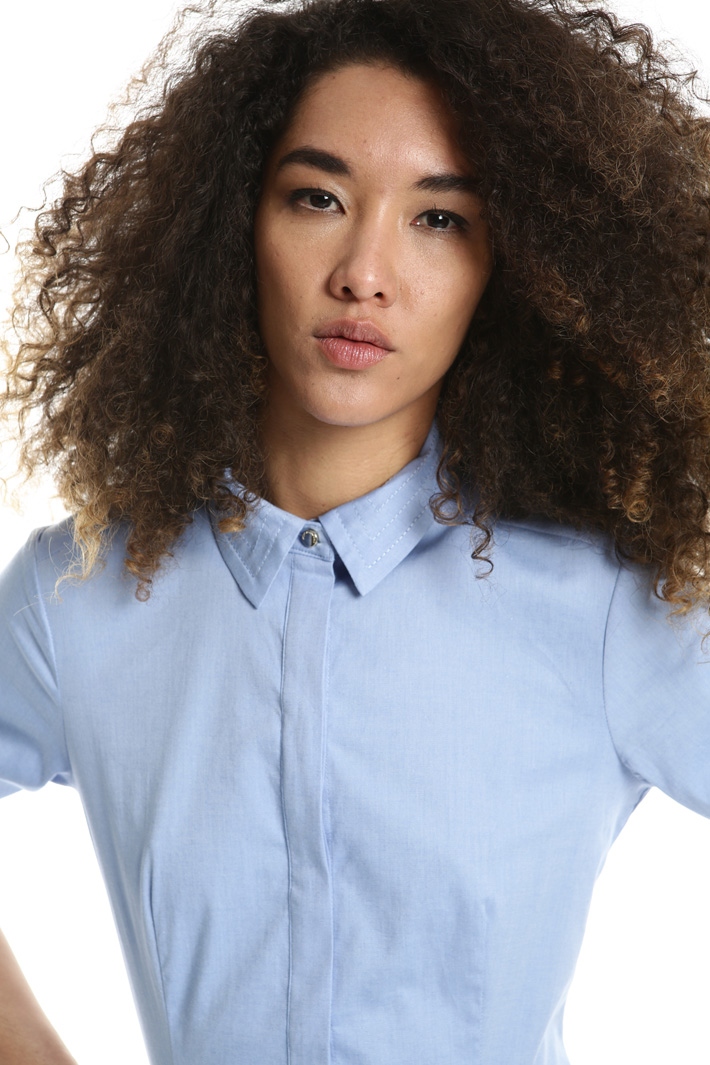 Stitched collar shirt Intrend Stitched collar shirt Intrend