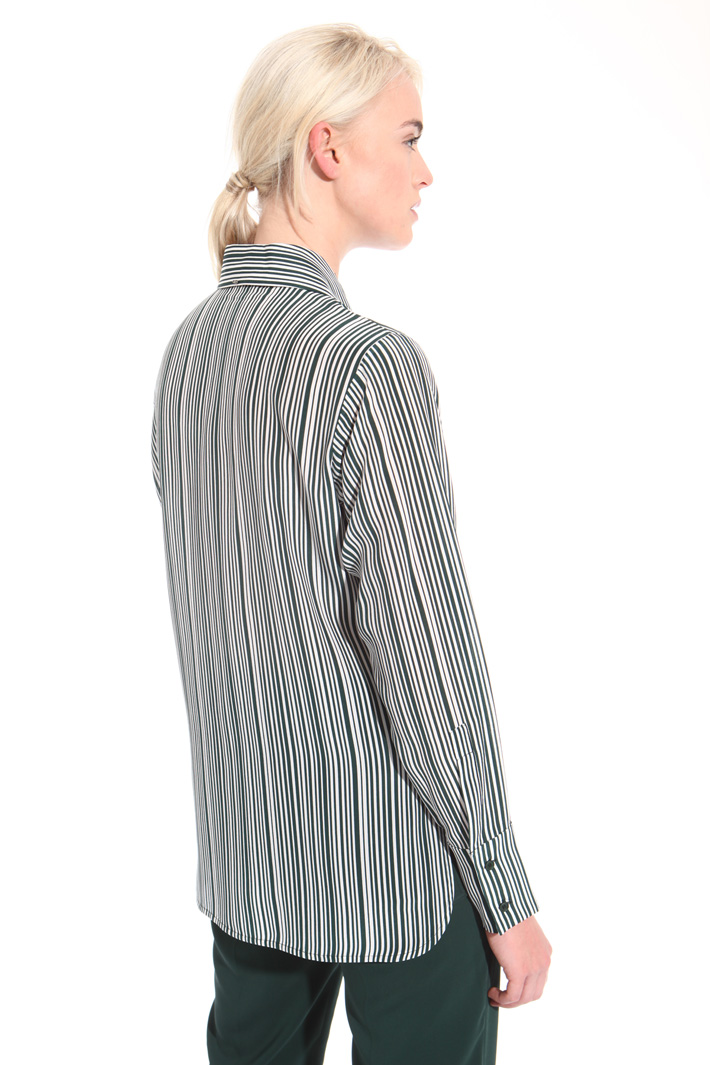 Striped crepe shirt Intrend Striped crepe shirt Intrend