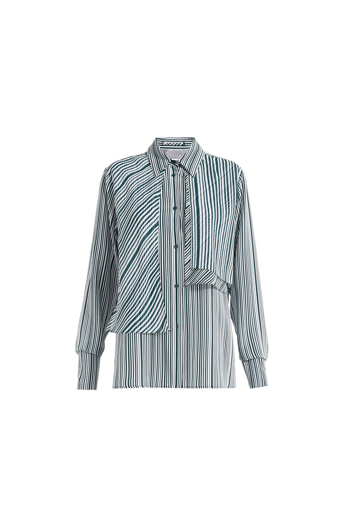 Striped crepe shirt Intrend Striped crepe shirt Intrend