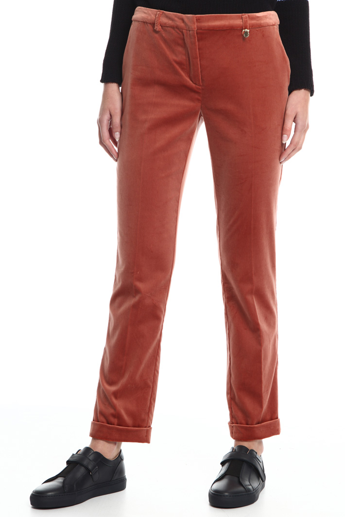 Smooth velvet trousers Intrend Smooth velvet trousers Intrend