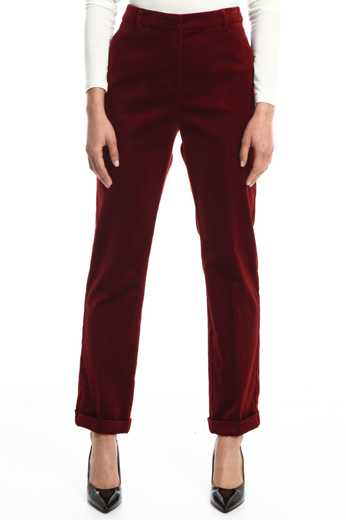 Smooth velvet trousers Intrend Smooth velvet trousers Intrend