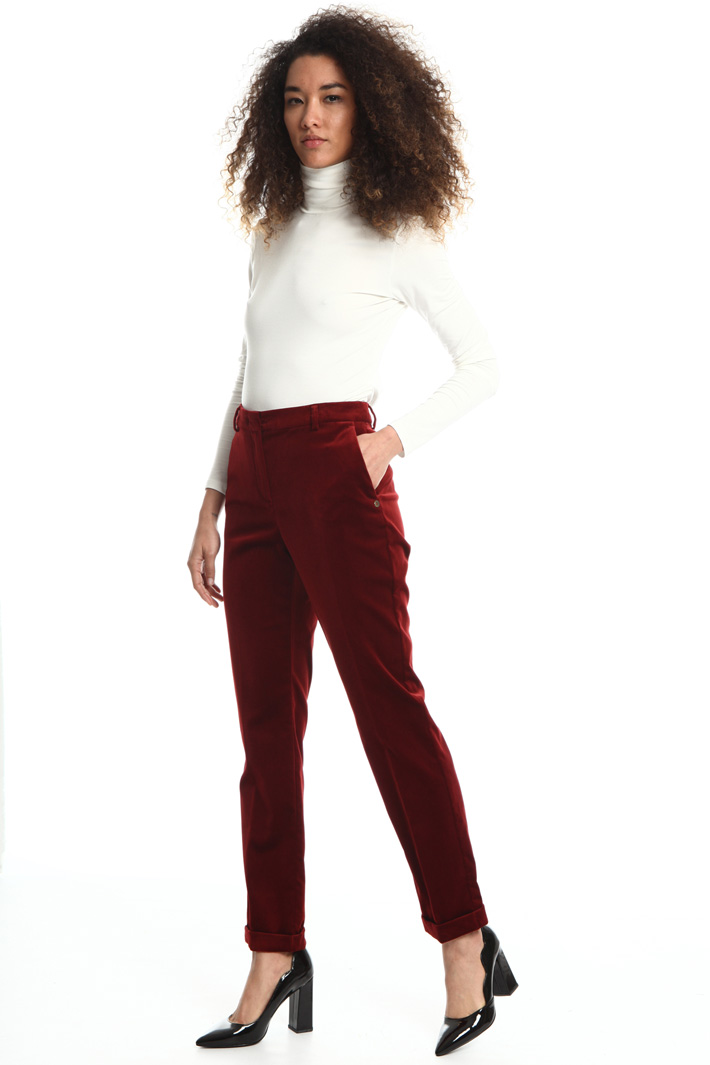 Smooth velvet trousers Intrend Smooth velvet trousers Intrend
