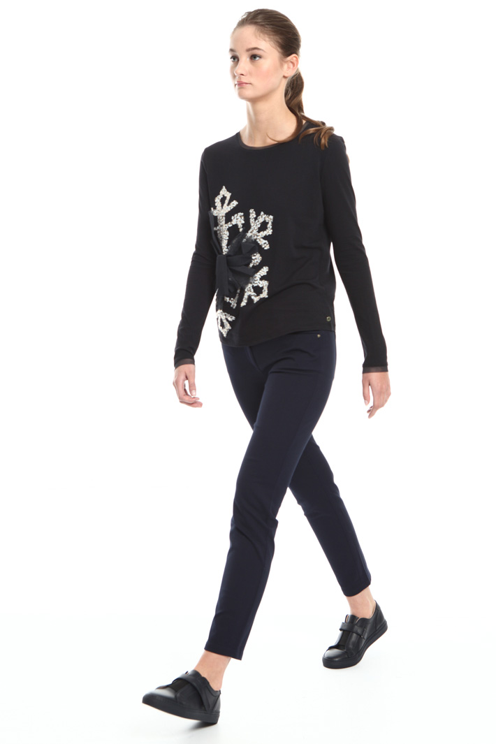 Cotton skinny trousers Intrend Cotton skinny trousers Intrend