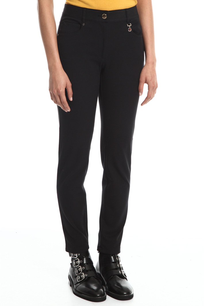 Cotton skinny trousers Intrend Cotton skinny trousers Intrend