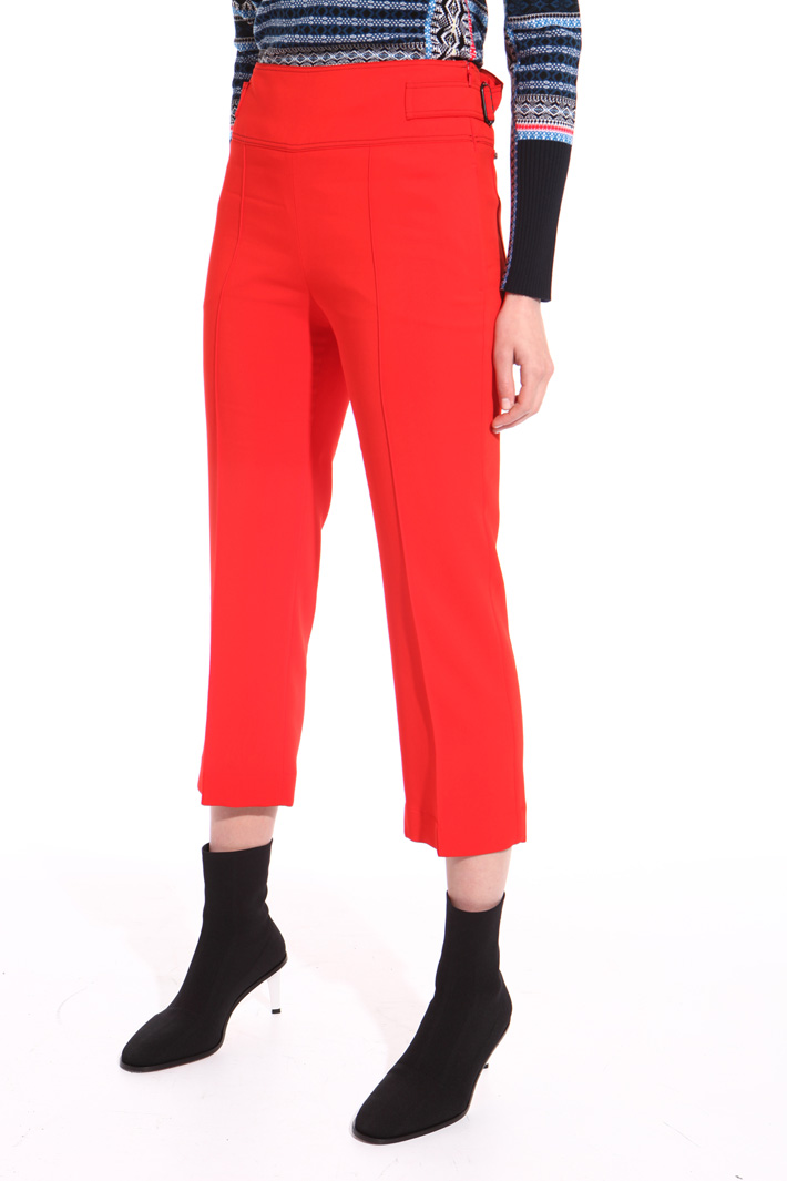 Cropped high waisted trousers Intrend Cropped high waisted trousers Intrend