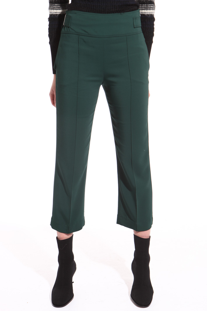 Cropped high waisted trousers Intrend Cropped high waisted trousers Intrend
