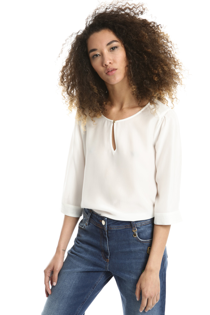 Matt satin blouse Intrend Matt satin blouse Intrend