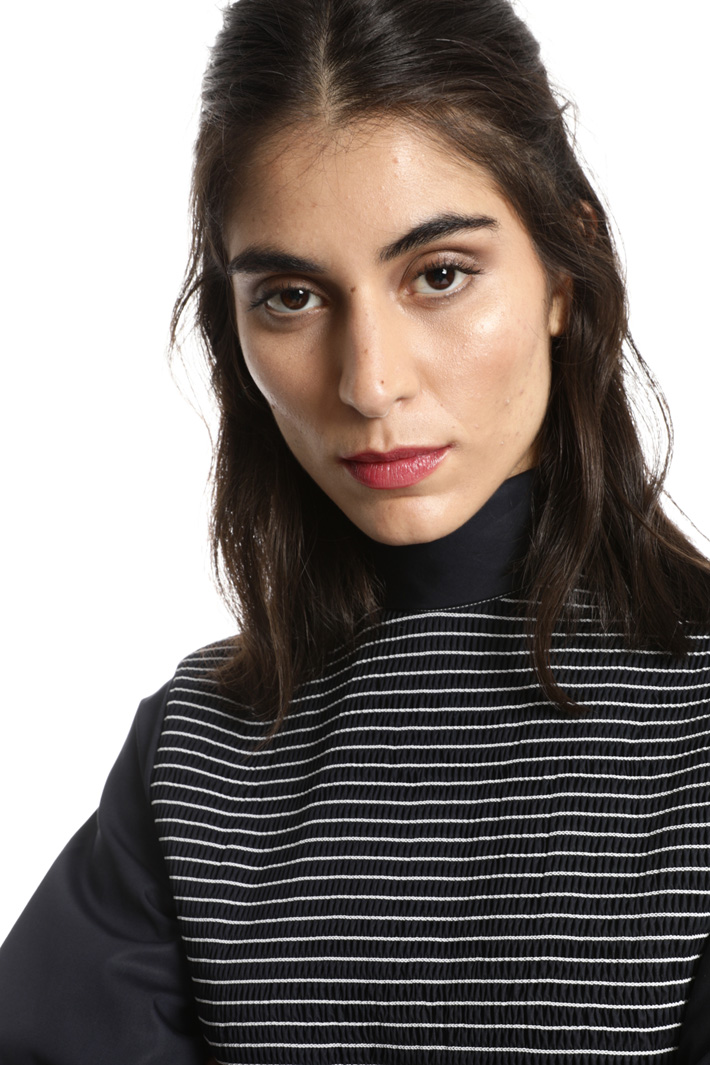 Smocking detail tunic Intrend Smocking detail tunic Intrend