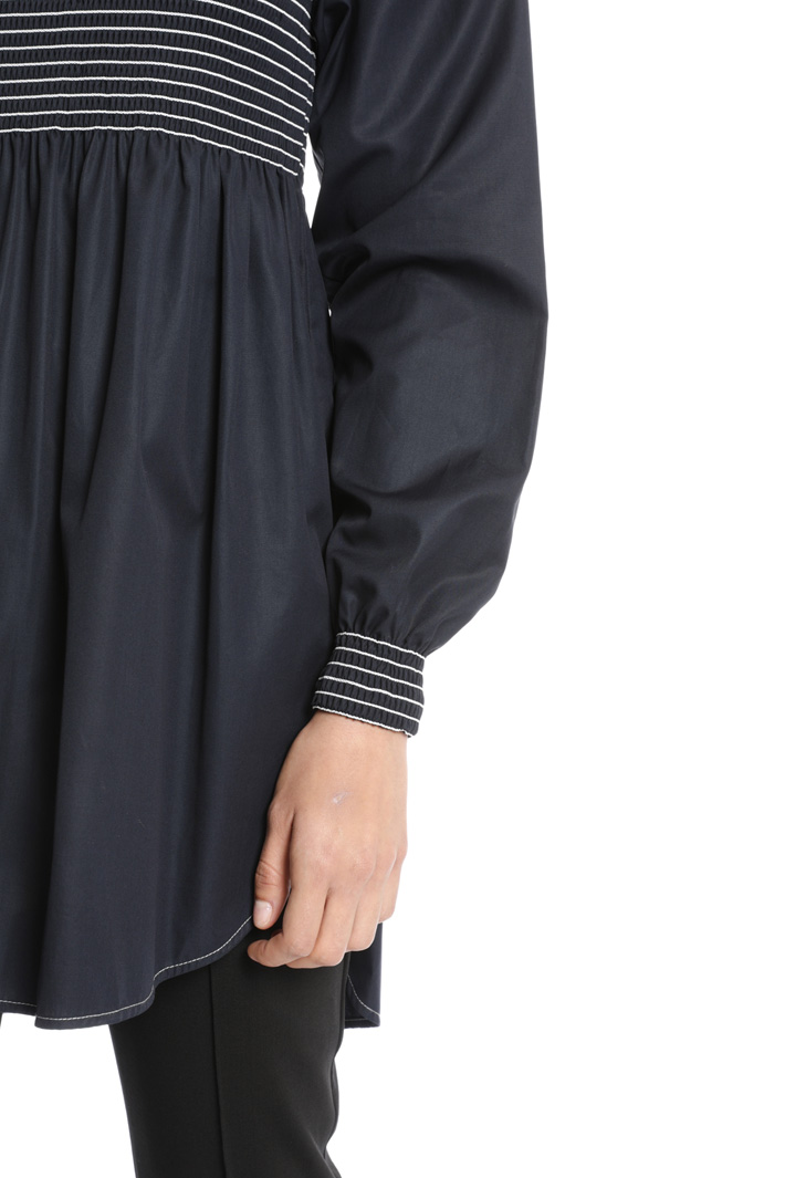 Smocking detail tunic Intrend Smocking detail tunic Intrend