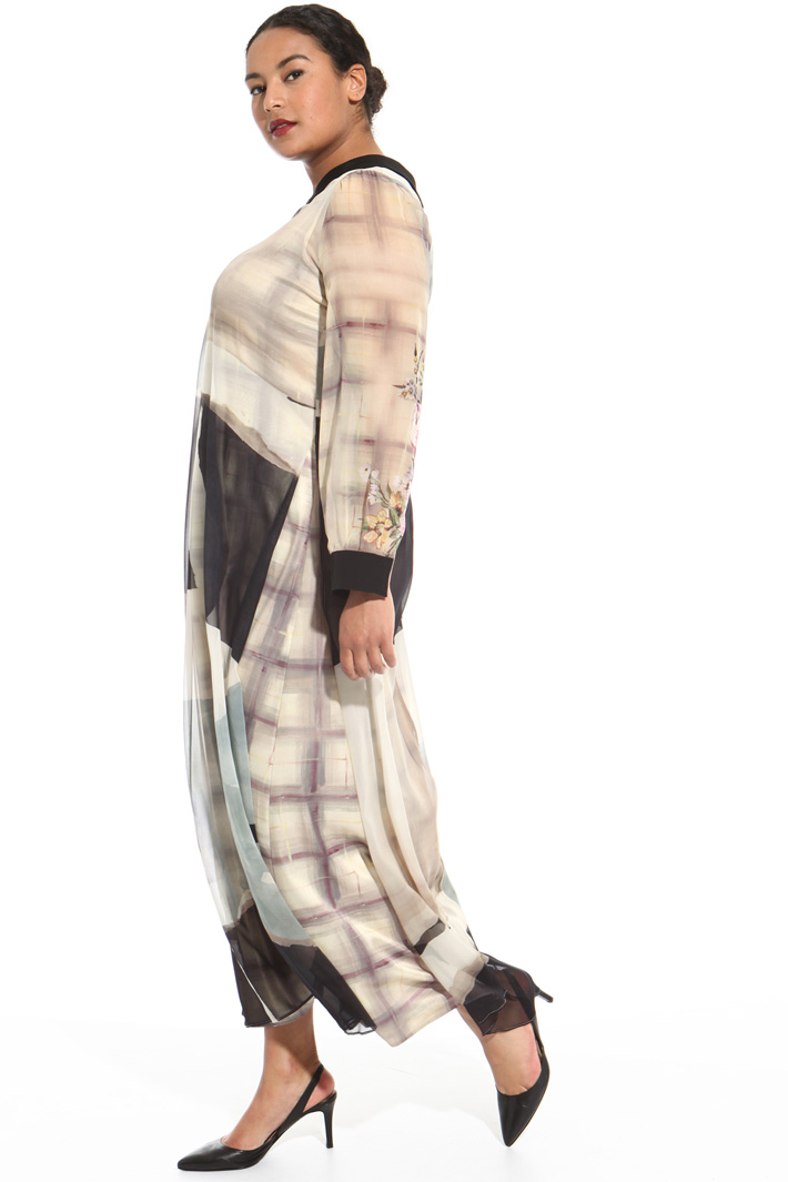 Silk chemisier dress Intrend Silk chemisier dress Intrend