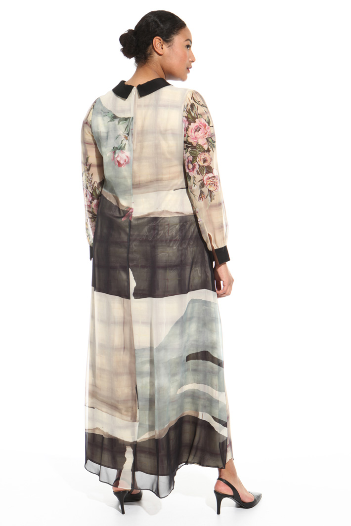Silk chemisier dress Intrend Silk chemisier dress Intrend