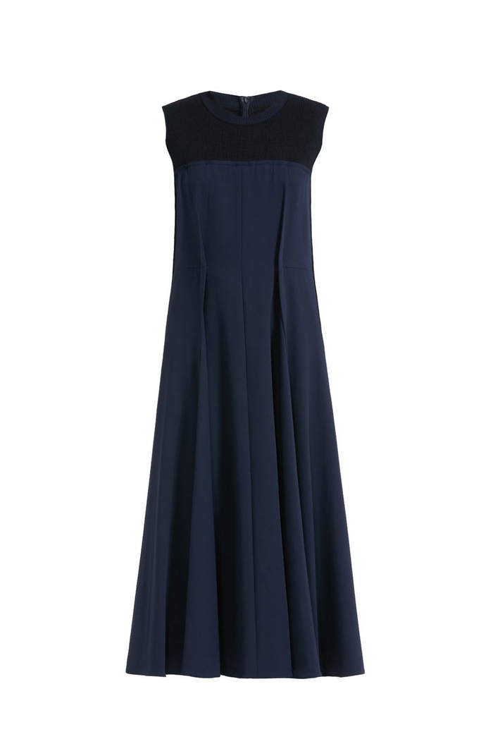 Twill and knit dress Intrend Twill and knit dress Intrend