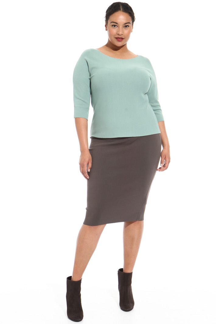 Knitted sheath skirt Intrend Knitted sheath skirt Intrend