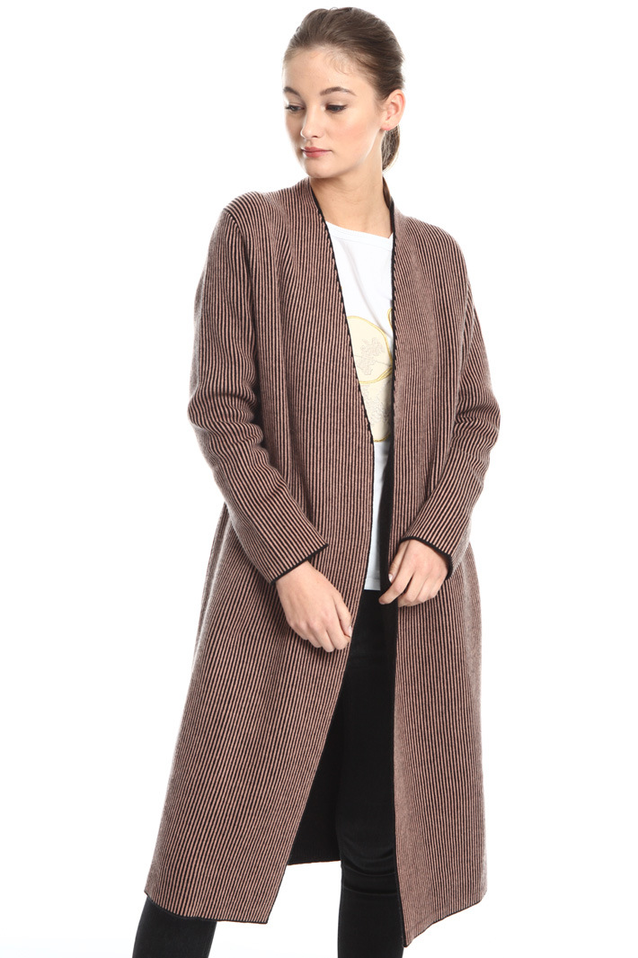 Long knitted coat Intrend Long knitted coat Intrend