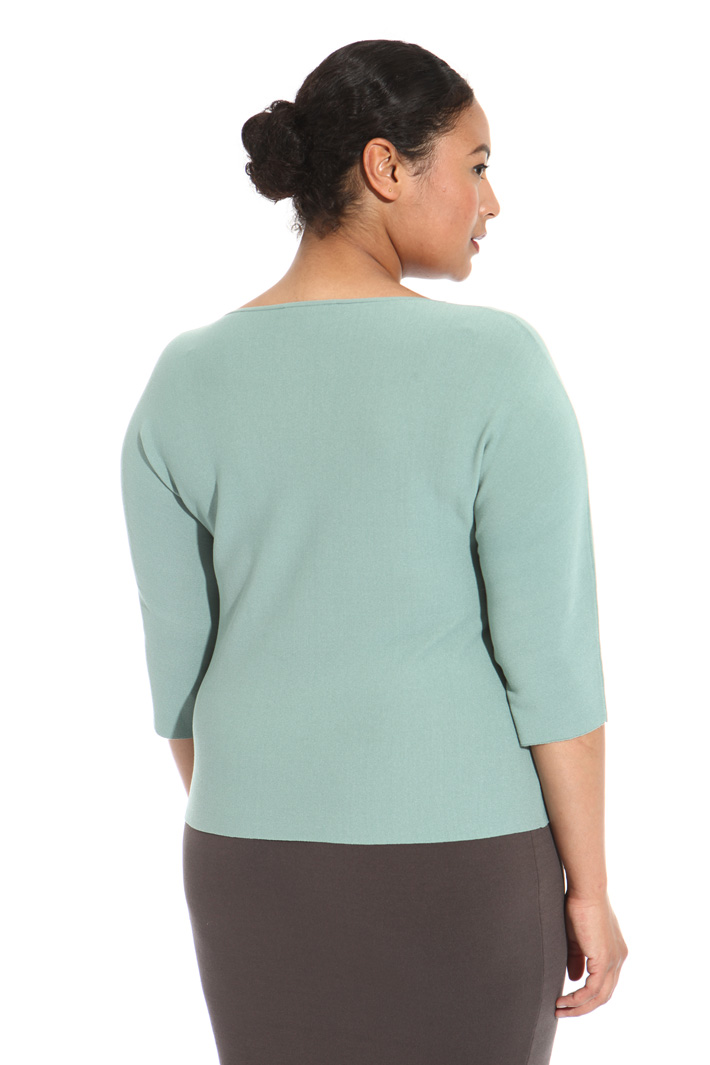 Viscose cropped sweater Intrend Viscose cropped sweater Intrend