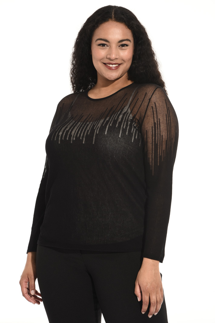 Crepe cotton sweater Intrend Crepe cotton sweater Intrend