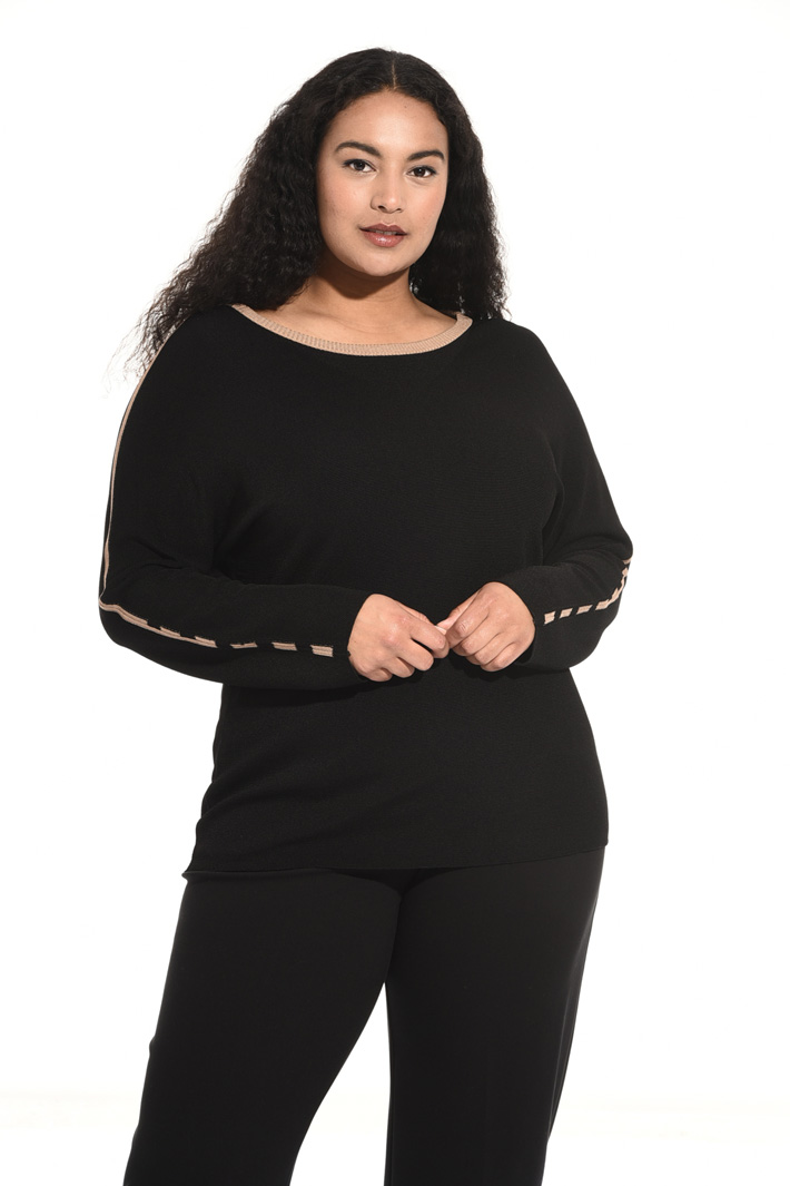 Crepe viscose sweater Intrend Crepe viscose sweater Intrend