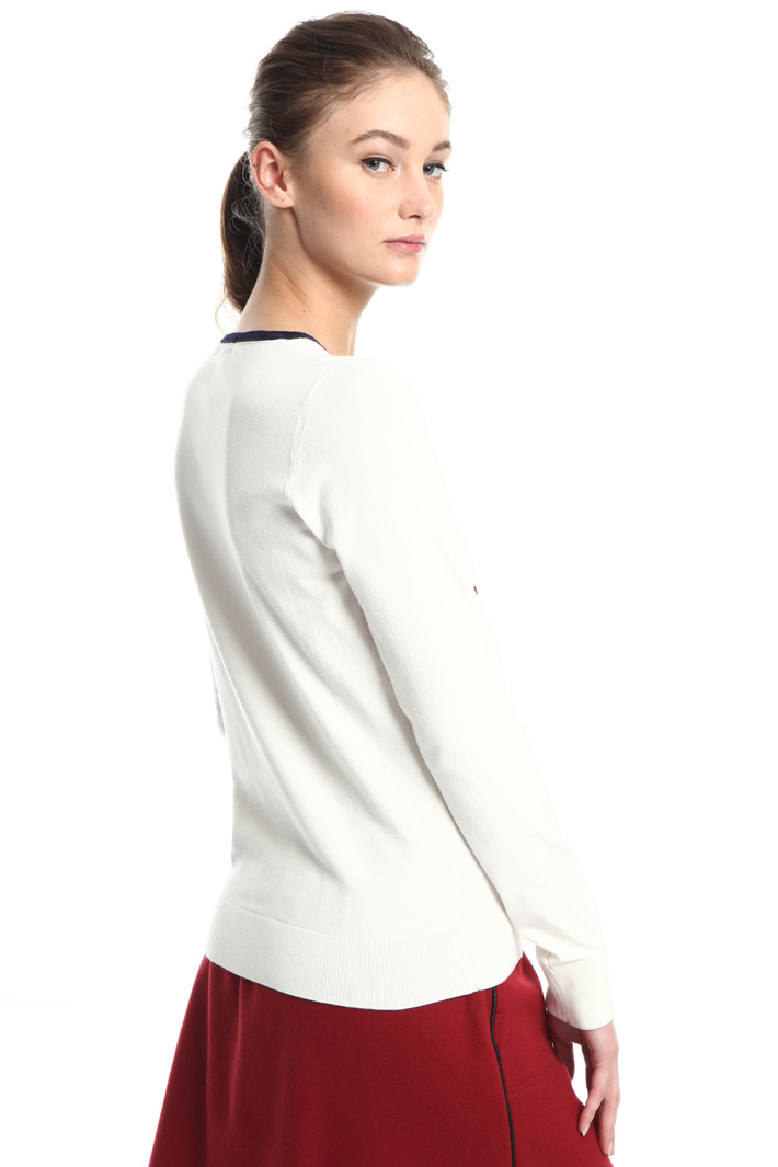 Flock print sweater Intrend Flock print sweater Intrend