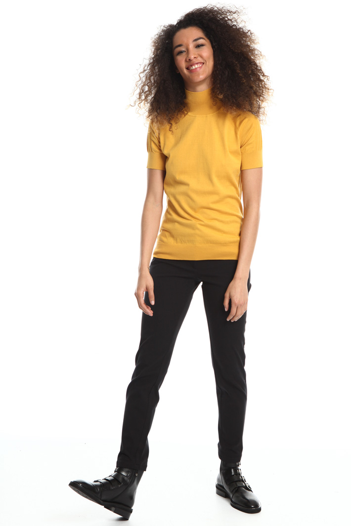 Short sleeve turtleneck top Intrend Short sleeve turtleneck top Intrend