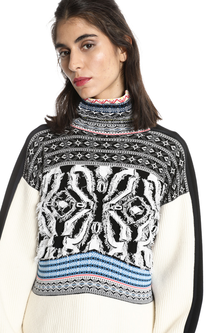 Jacquard sweater Intrend Jacquard sweater Intrend