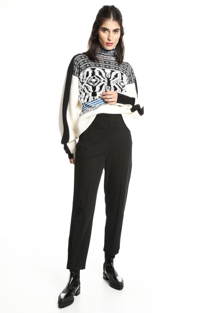 Jacquard sweater Intrend Jacquard sweater Intrend