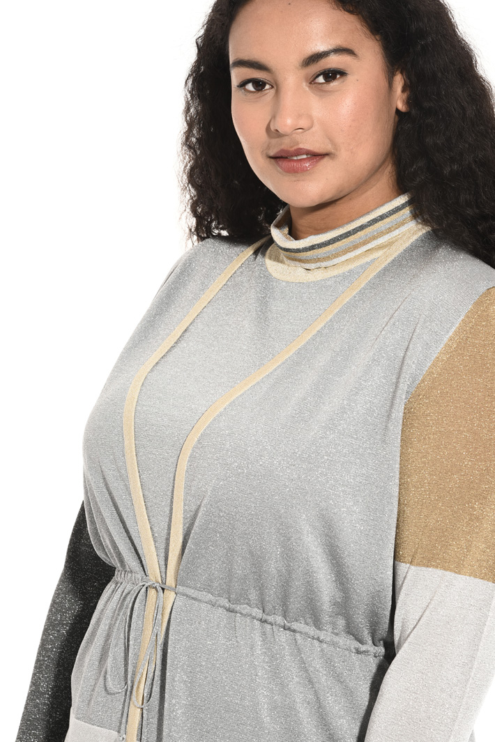 Lurex knitted twin-set Intrend Lurex knitted twin-set Intrend
