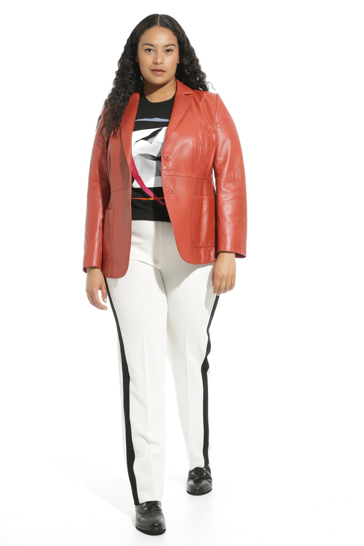 Leather blazer jacket Intrend Leather blazer jacket Intrend