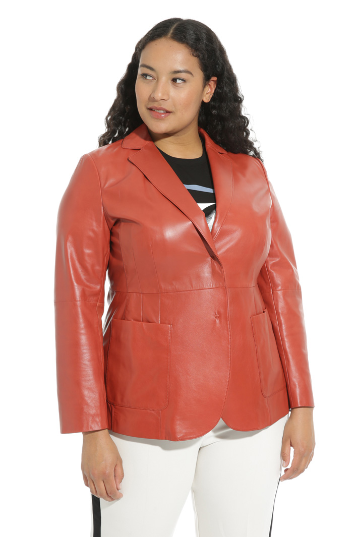 Leather blazer jacket Intrend Leather blazer jacket Intrend