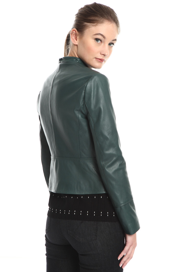 Leather biker jacket Intrend Leather biker jacket Intrend