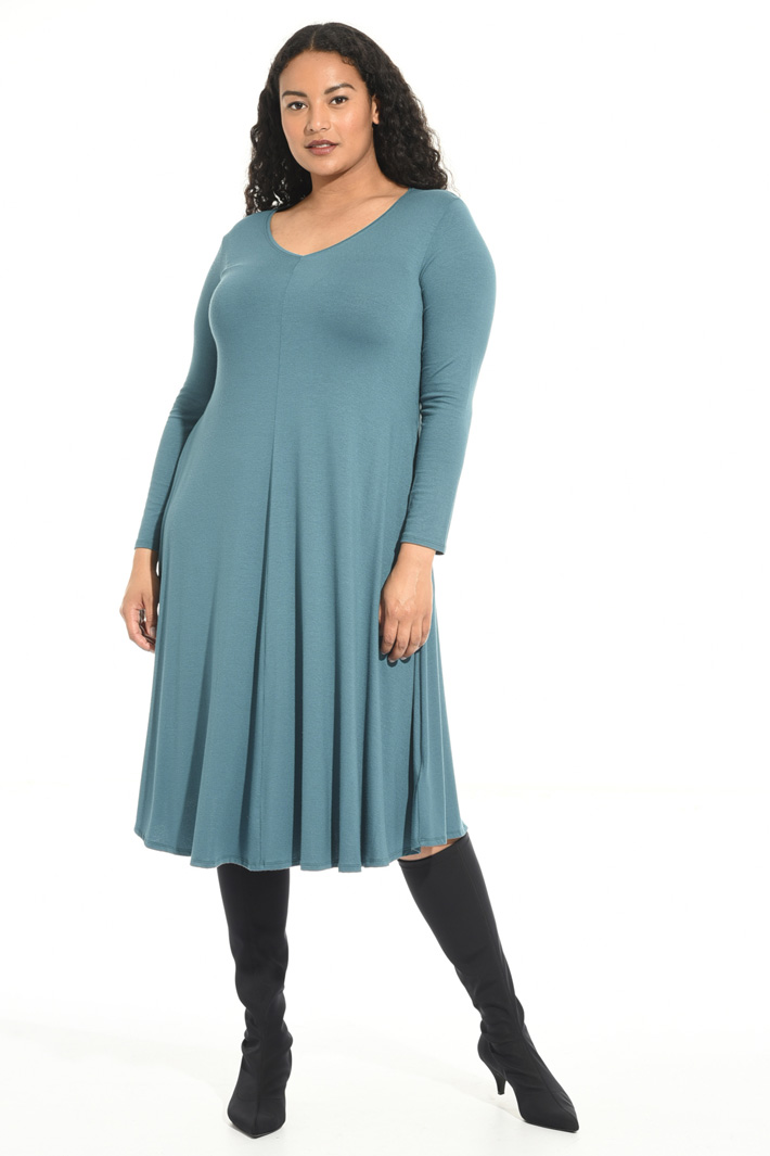 Flared jersey dress Intrend Flared jersey dress Intrend