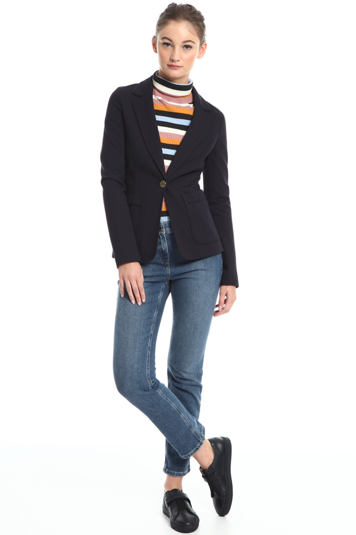 Milano stitch jersey blazer Intrend Milano stitch jersey blazer Intrend