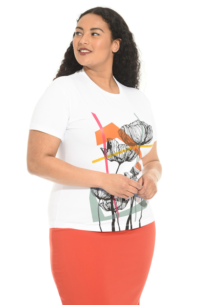 Printed cotton T-shirt Intrend Printed cotton T-shirt Intrend