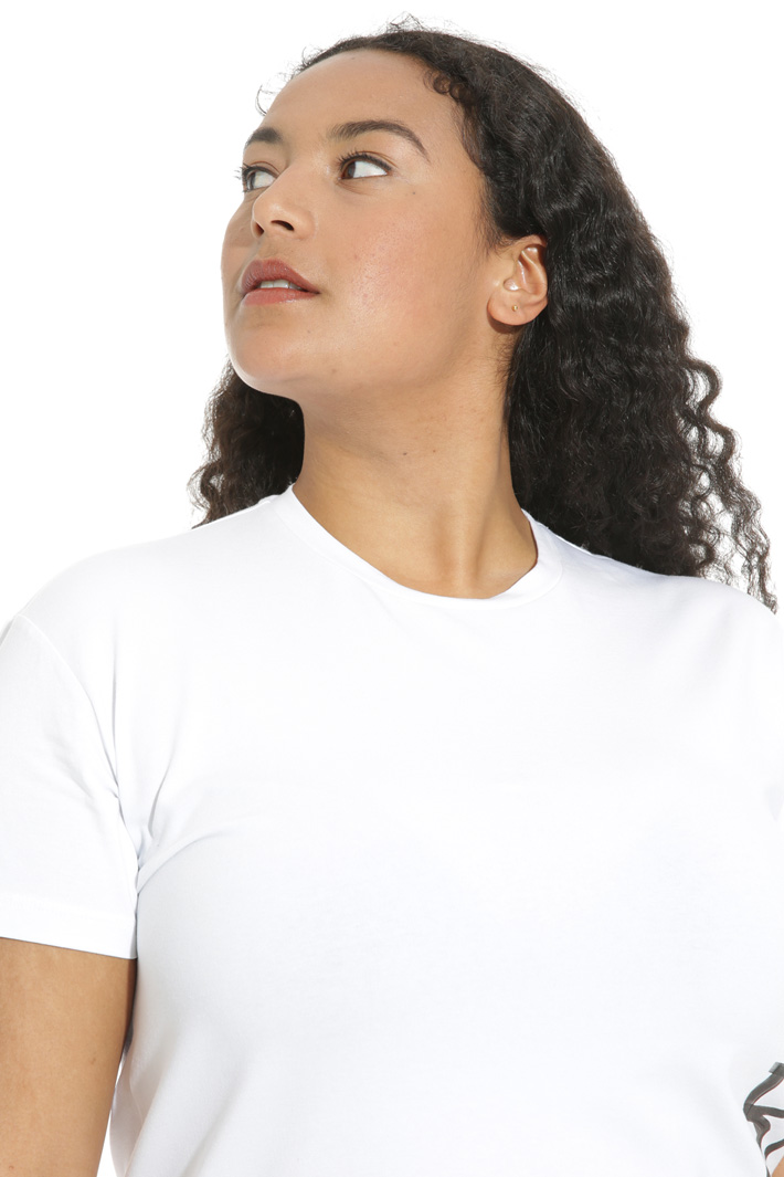 Printed cotton T-shirt Intrend Printed cotton T-shirt Intrend