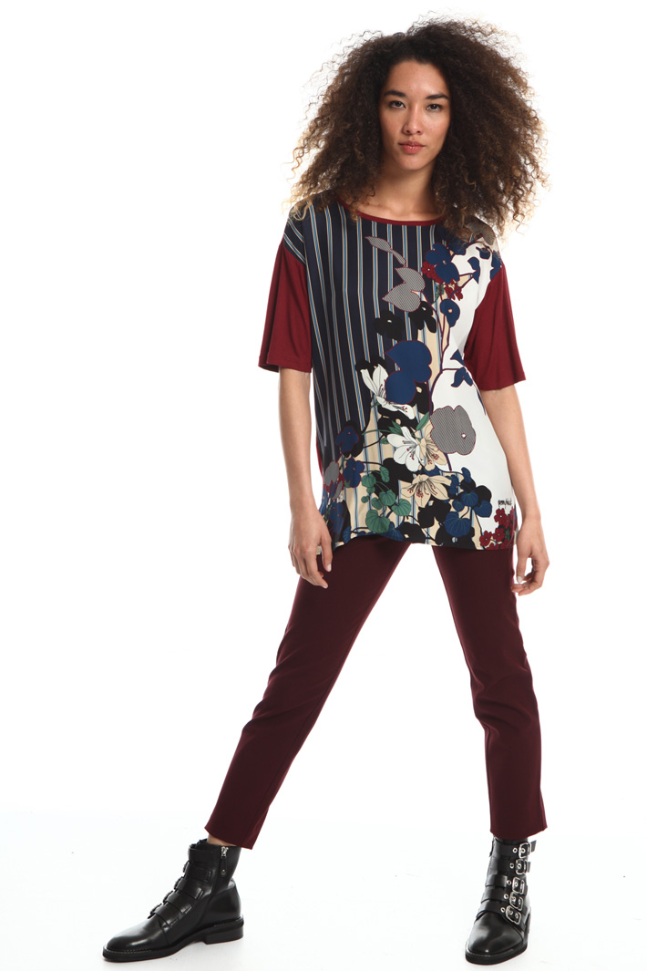 Jersey and silk T-shirt Intrend Jersey and silk T-shirt Intrend