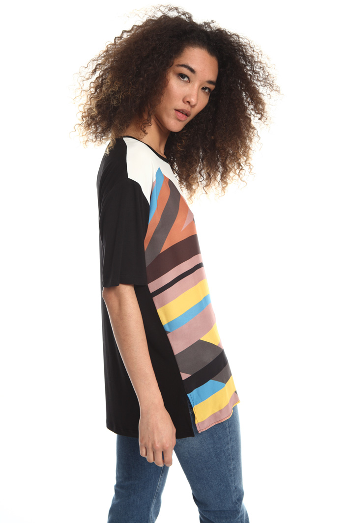 Jersey and silk T-shirt Intrend Jersey and silk T-shirt Intrend