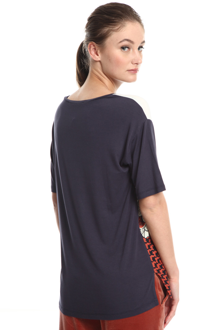 Jersey and silk T-shirt Intrend Jersey and silk T-shirt Intrend