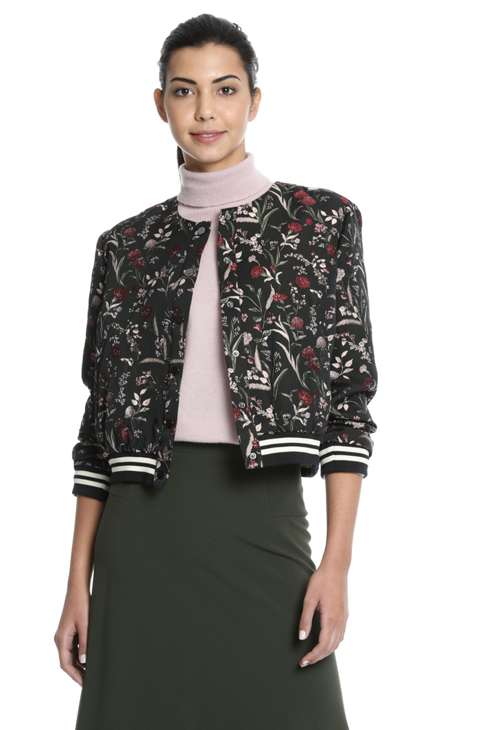 Jacquard bomber jacket Intrend Jacquard bomber jacket Intrend
