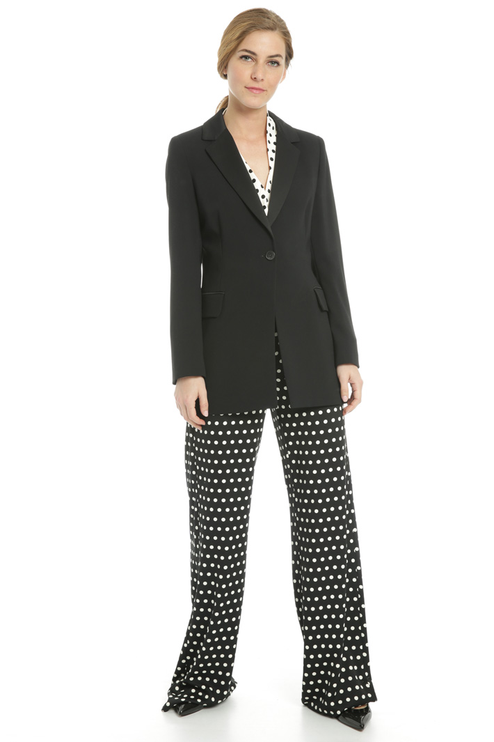 Crepe enver satin blazer Intrend Crepe enver satin blazer Intrend