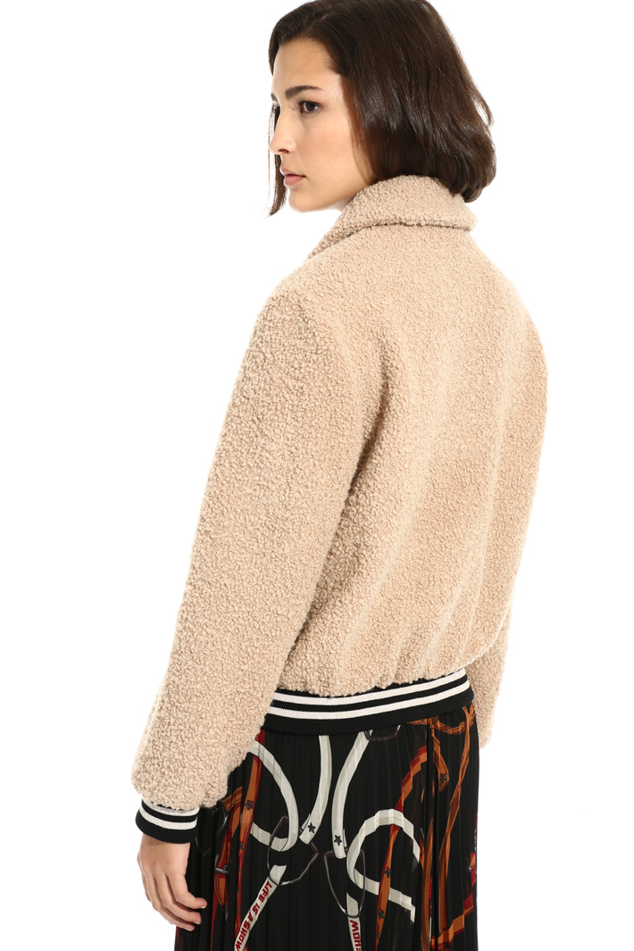 Bouclé wool bomber jacket Intrend Bouclé wool bomber jacket Intrend