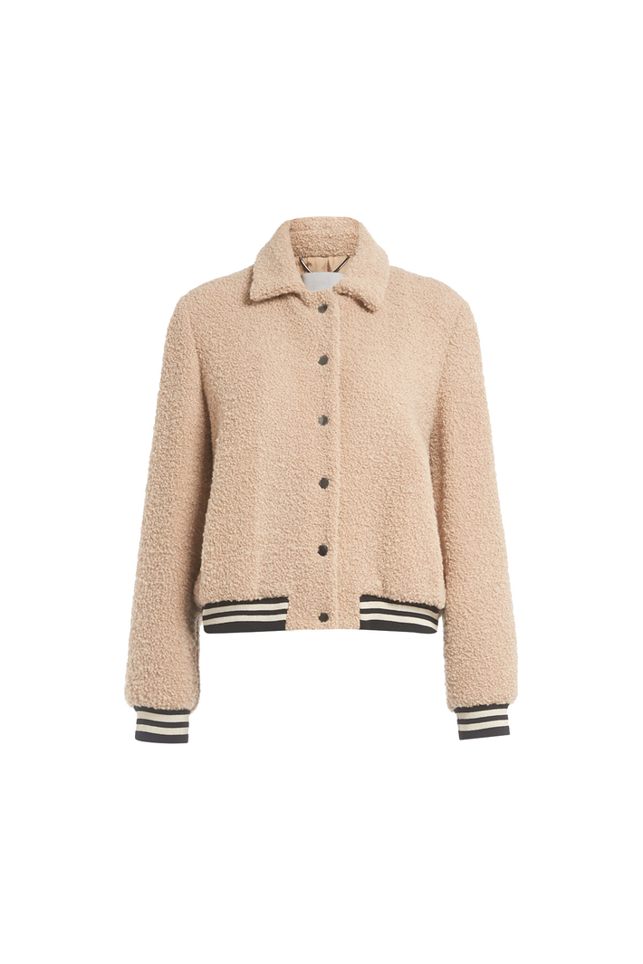 Bouclé wool bomber jacket Intrend Bouclé wool bomber jacket Intrend