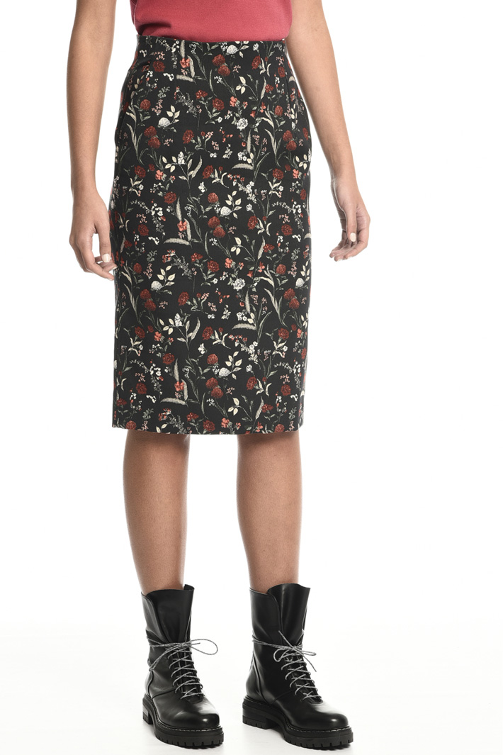 Jacquard sheath skirt Intrend Jacquard sheath skirt Intrend