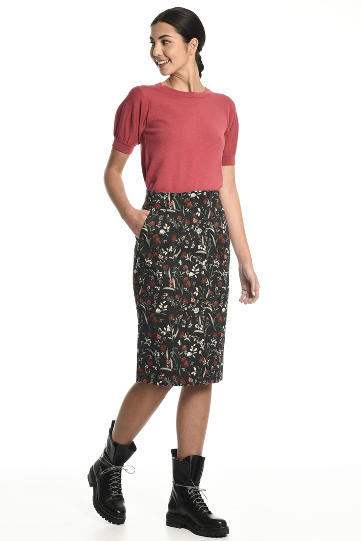 Jacquard sheath skirt Intrend Jacquard sheath skirt Intrend
