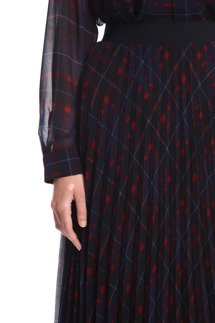 Printed pleated skirt Intrend Printed pleated skirt Intrend