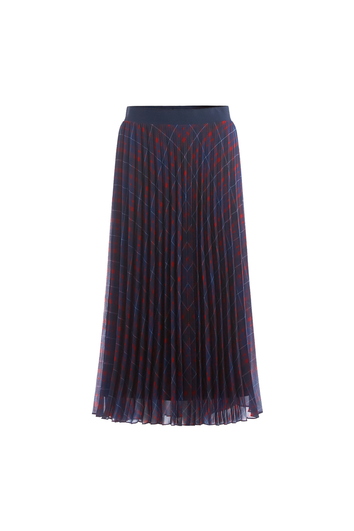 Printed pleated skirt Intrend Printed pleated skirt Intrend