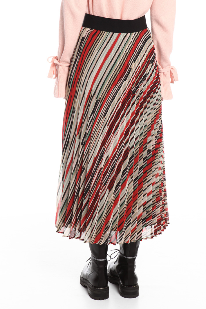 Pleated georgette skirt Intrend Pleated georgette skirt Intrend
