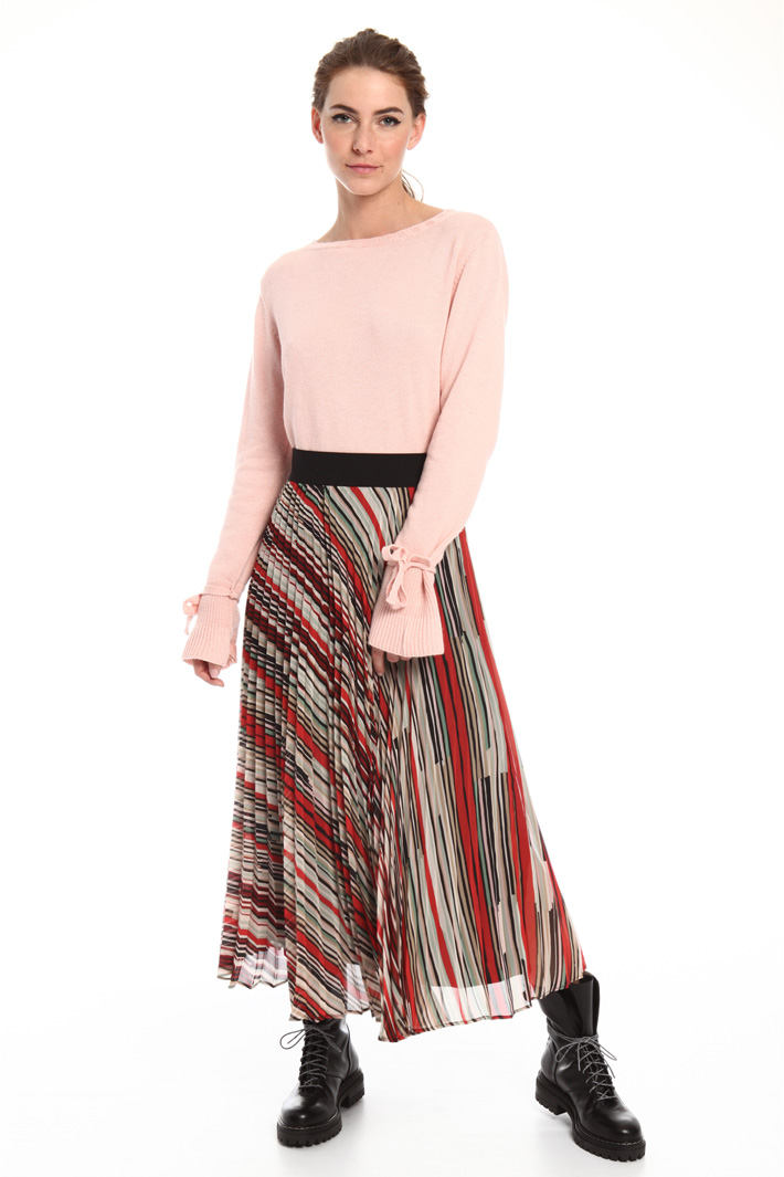 Pleated georgette skirt Intrend Pleated georgette skirt Intrend